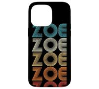 Zoe First Given Name Pride Retro Personalized Case for iPhone 14 Pro Max