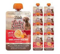 Zoë Licky Snack Dog Treat Training Paste Dry Food Topper Sweet Potato & Beef 85g x 8 Pack