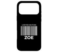 Zoe Personalized Name Quote Case for iPhone 17 Pro Max