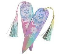 Zoe Shinkar Themed Collectibles: K-POP Demon Hunter Double-Sided Holographic Kunai Bookmarks (Set of 2) - The Perfect Gift for Fan Readers