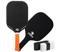 ZOEA Pickleball Paddle, USA Pickleball Approved, 16MM Polypropylene Honeycomb Core, Edgeless Style 3K Raw Carbon Fiber Surface + Carbon Abrasion Surface, Ideal for Novice and Professional Players 1PC