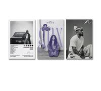 ZOEDXKKFX 3 PCS Kendrick Poster Lamar Music Rapper Singer Vintage Cover Wall Art Canvas Posters Room Decorative Aesthetic Print Decor 20x30inch(50x75cm)-3pcs Style-3