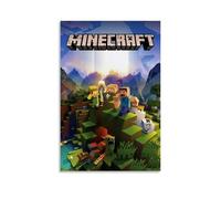 ZOEDXKKFX A Minecraft Poster Movie Game Vintage Fantasy Comedy Film Posters for Room Aesthetic Canvas Wall Art Bedroom Decor12x18inch(30x45cm)