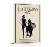 ZOEDXKKFX Fleetwood Poster Mac Music Rock Band Vintage Cover Posters for Room Aesthetic Canvas Wall Art Bedroom Decor12x18inch(30x45cm)