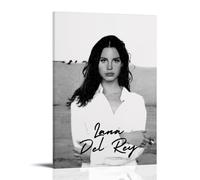 ZOEDXKKFX Lana Del Poster Rey Music Singer Vintage Posters for Room Aesthetic Canvas Wall Art Bedroom Decor24x36inch(60x90cm)
