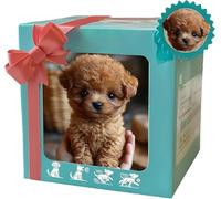 Zoefun Robot Dog, 2025 New My Realistic Robot Puppy That Acts Like a Real Puppy - Walking, Barking, Tail Wagging (D)