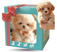 Zoefun Robot Dog, 2025 New My Realistic Robot Puppy That Acts Like a Real Puppy - Walking, Barking, Tail Wagging (F)