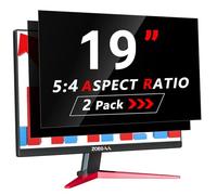 ZOEGAA 2 Pack19 Inch Privacy Screen For 5:4 Computer,Anti Glare Anti Blue Light Privacy Screen,Compatible With HP/Dell/Acer/Asus/Samsung/Lenovo