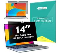 ZOEGAA Magnetic Macbook Pro 14 Inch Privacy Screen(2021-2025),Easy Installation Anti-Blue Light Privacy Screen for MacBook Pro 14(M5/M4/M3/M2/M1) with Webcam Cover