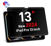 ZOEGAA Magnetic Privacy Screen Protector for iPad Pro 13 inch 2025 M5, Removable Privacy Screen & Anti Blue Light Screen Protector for iPad Pro 13(2024-2025)