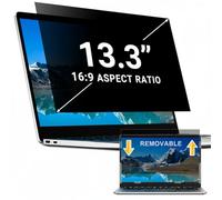 ZOEGAA Mount Laptop Privacy Screen,Anti Glare Anti Blue Light Anti Spy Privacy Filter, Removable Clip-on & Permanent 2 Ways Shield,Compatible with HP/Dell/Lenovo/ThinkPad/Asus/Acer (13.3 inch 16:9)