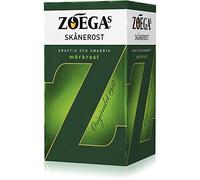 Zoegas Skanerost - Dark Roast Ground Filter Coffee 450g | Slow-roasted Scandinavian blend with a bold, rich flavour. Perfect for filter machines and pour-over brewing.