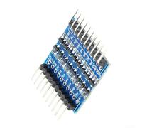 Zoegneer 10-Pack Bidirectional Logic Level Shifter Module 3V to 5V 4-Channel with Reverse Polarity Protection and 3.3V LDO for UART IIC Projects(Bent Pins 8-way)