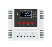 Zoegneer 10A 20A 30A Solar Charge Controller with LCD Display Smart APP Monitoring and Comprehensive Protection for 12V 24V Battery Systems(30A)