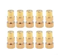 Zoegneer 10Pcs All Copper Garden Watering Nozzle Bullet Nozzle Hand Sprayer Accessory Nozzle For Lawn Watering