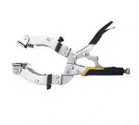 Zoegneer 11in Locking C Clamp Pipe and Tube Clamp with 4 Pads and Alignment Screws Vise Grip for Welding or Woodworking Projects Maximum Opening 3.5in for 2in to 3.5in Diameter Pi