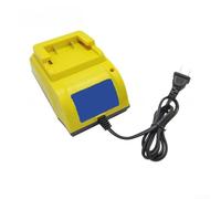 Zoegneer 18V 20V Power Tool Charger 2A Fast Charging Station for Lithium Battery Cordless Drill Compatible with 18-21V Tools High Current Metal and Plastic Housing Yellow