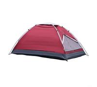 Zoegneer 2 Persons Lightweight Compact Tent Water Resistant Polyester Fabric For Outdoor Adventure(Red)