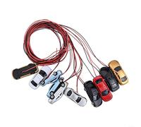 Zoegneer 20pcs N Scale Model Railway Lighted Cars Plastic 1 150 Scale Train Scenery Accessories LED Lamps for Building Layout Operating Voltage 12V Current 20mA Random Colour(C)
