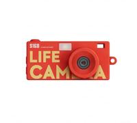 Zoegneer 2K Digital Camera Portable Retro Pocket Cam with 1.47 Inch Screen Necklace Mode for Students Travel Video Recording 180mAh Type C Charging Black(Red)