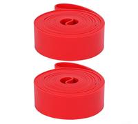 Zoegneer 2Pcs PVC High Pressure Anti-puncture Tire Pad Stretchable Inner Tube Liner For Mountain Bike Road Car Dead Speed Car Folding Bikes(700C)