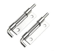 Zoegneer 2Pcs Spring Loaded Latch Bolt, 304 Stainless Steel Spring Latch Lock For Doors(L Left)