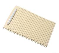 Zoegneer 3 Series and Cup Holder Roller Shutter Cover for E92 E93 Central Console Accessories ABS Material Black Beige 17.5 x 12 x 1.3 cm(Beige)