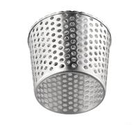 Zoegneer 304 Side-drain Round Hole Stainless Steel Floor Drain Insert Ventilation Drain Outlet On The Wall Rooftop For Rat-proof Filter(110mm)