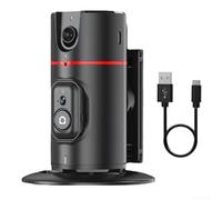 Zoegneer 360° Phone Gimbal with AI Automatic Face Tracking, Remote Control, 360 Rotation, Compact ABS Metal Design for Smooth Video Recording and Content Creation, Blac(P02-black)