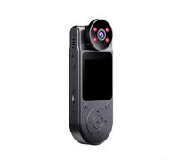 Zoegneer 4K HD Clip On Cycling Camera with and WiFi for Hands Outdoor Recording Conference Video Compact Lightweight Action Cam Black