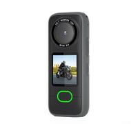 Zoegneer 4K Pocket Action Camera with Touchscreen and WiFi Compact HD Sports Cam for First Person View Adventure Recording ABS Body Portable Video Recorder Black