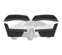 Zoegneer 4pcs ABS Car Door Mudguard Rear Bumper Protector Diffuser for Tesla Cybertruck Black Fender Flares Mud Flaps Easy Install Body Frame Protection Accessories