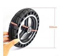 Zoegneer 8.5 Inch Solid Tyre with Hub for Electric Scooter Replacement 8 1/2x2 Rubber Wheel For 10mm and 12mm Bearings Wearproof Non-Deformable Whole Wheel(A 10mm)