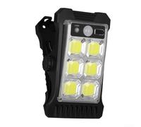 Zoegneer 800LM Waterproof Motion Sensor Security Light Outdoor Solar Powered IP65 ABS Material 2500K Daylight White Dual Adjustable Heads 180 Degree Detection With Test Dusk To Da(B)