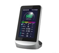 Zoegneer Air Quality Detector Meter DM72B Air Detector Sensor With WiFi Data App For Real Time PM2.5 CO HCHO And TVOC Monitoring For Home Office Or School