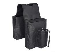 Zoegneer ATV Tank Bag Saddlebag with Mobile Fuel Tank and Cup Holder 600D Oxford Cloth For Polaris Dirt Bike Ski Doo and Most Motorcycles Black