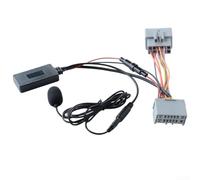 Zoegneer Bluetooths 5.0 Audio Adapter Interface Cable With Microphone For Volvo C30 V50 S60 S80 XC90 V70 XC70 C70 Car AUX Input