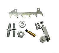 Zoegneer Chainsaw Guide Bar Double Head Screw Nut Adjusting Screw for MS170 MS180 MS210 MS250 High Strength Metal Replacement Part for Secure Fastening and Easy Installation Silve