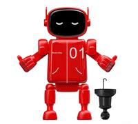Zoegneer Cute For Cartoon Robot Design Vehicle Cellphone Holder that Offers Reliable Stability Using Advanced Gravity Technology (Red)