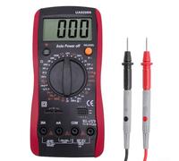 Zoegneer Digital Multimeter UA9208N True RMS AC DC Voltage Current Resistance Temperature Capacitance Frequency Diode Test Meter with Live Wire Detection Sound Light Alarm Large L