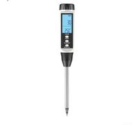 Zoegneer Digital Soil PH Tester High Accuracy Moisture Meter LCD Display Measurement 3-14 PH Range 0-19.99ms/cm Portable for Garden Farm Agriculture Blue(610)