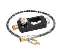 Zoegneer Diving Oxygen Cylinder Inflation Valve Scuba Adapter 6000Psi DIN Valve Adapter 40MPa For Scuba Fill Station High Pressure Air Bottle (hose straight)