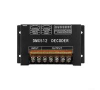 Zoegneer DMX512 Controller 4 Channel RGB RGBW LED Decoder Synchronous Control System Metal Plastic Compact Design Stable Signal Transmission For Stage Lighting