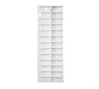 Zoegneer Door Hanging Shoe Rack Organizer 26-Pocket Foldable Behind the Door Storage Bag Non-Woven Fabric for Small Apartments Closets Entryways Garage(1)