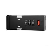 Zoegneer Drill Adjustable Password Bolt Lock 90 Degree Keypad Combination Door Security for Balcony Sliding and Room Doors 0-5mm Gap(B)