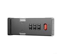 Zoegneer Drill Adjustable Password Bolt Lock 90 Degree Keypad Combination Door Security for Balcony Sliding and Room Doors 0-5mm Gap(C)