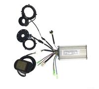 Zoegneer E-Bike Waterproof 36V/48V 17A Controller Kit With LCD5 Display, 8-Magnet PAS Sensor And Thumb Throttle, For KT Series 350W Brushless Hub Motors