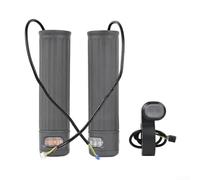 Zoegneer Electric Scooter Handlebar Turn Signal Light For Xiaomi PRO PLUS MAX 22mm Inner Diameter Gray Plastic Steering Indicator Accessory for Enhanced Safety and Visibility