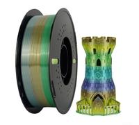 Zoegneer Filament 1.75mm Rainbow Ombre Gradient Silk Finish for FDM Printers for Ender Series 340m(D)