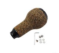Zoegneer Fishing Reel Handle Knob Grip with EVA and Rubber Cork for DAIWA Series Reels Including FORSTELLA, TWINPOWER, and for VANFORD Supporting Easy Replacement (1set Rubber Cork)